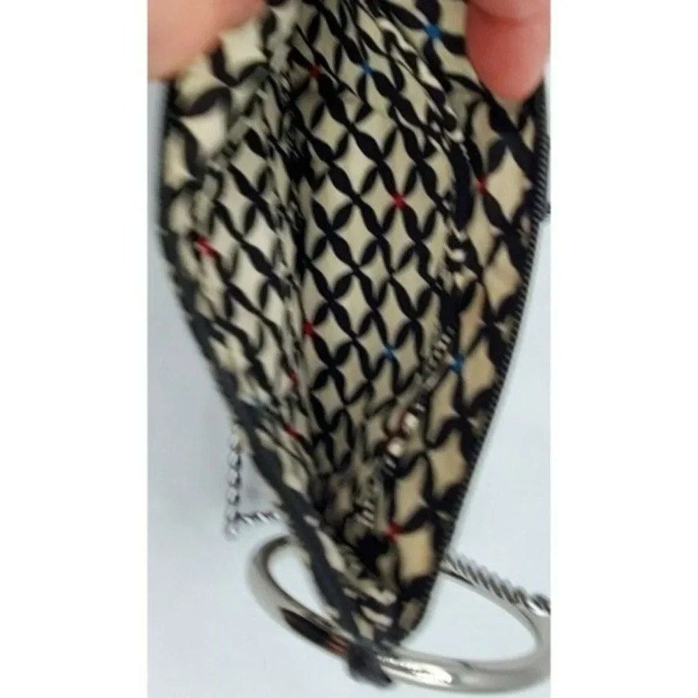 Vera Bradley Bangle Wristlet Black and Red Floral - Picture 4 of 4
